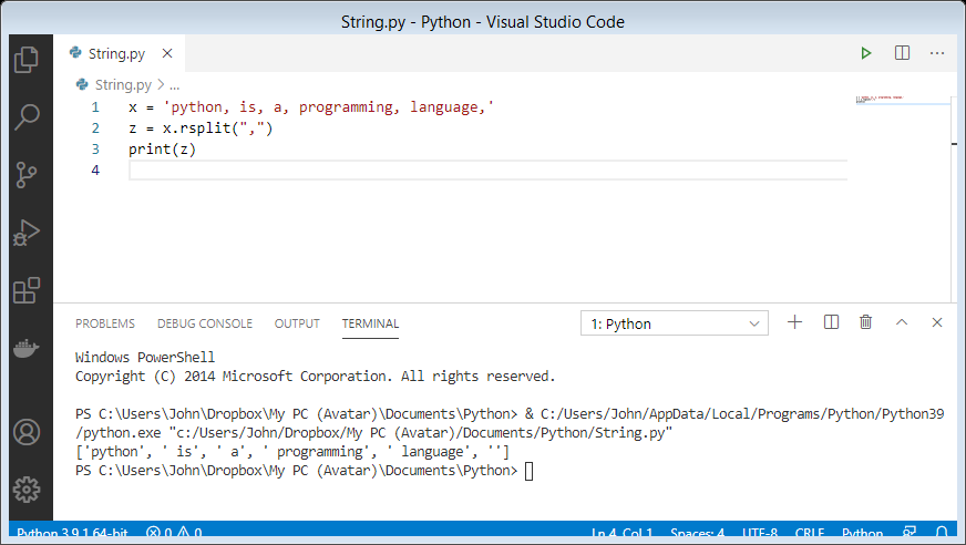 python-string-method