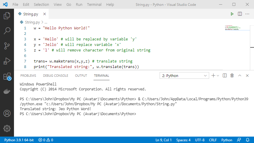 python-string-method
