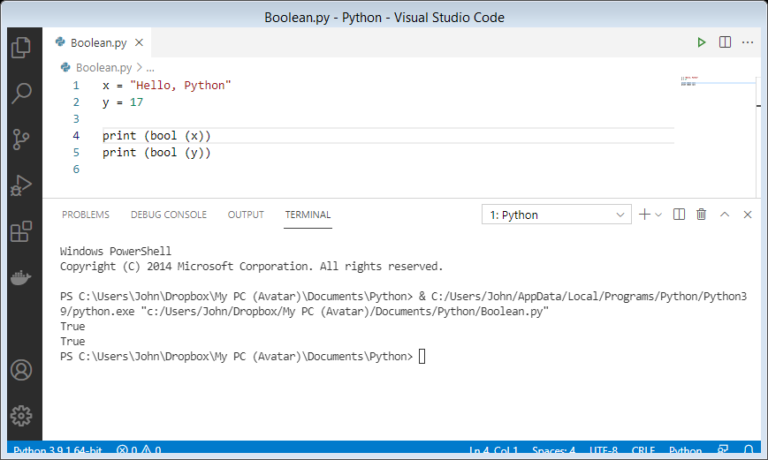 Introduction to Python Boolean Concept - codingstreets
