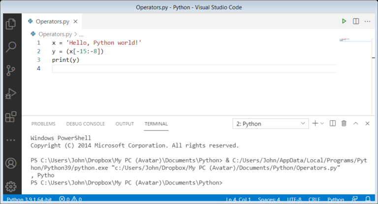 Introduction to Python String Concept - codingstreets