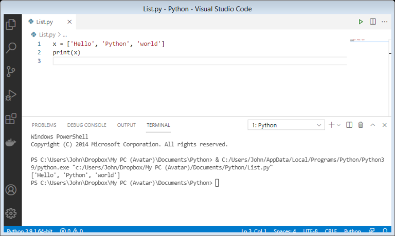 Introduction to Python List with Practical Example - codingstreets