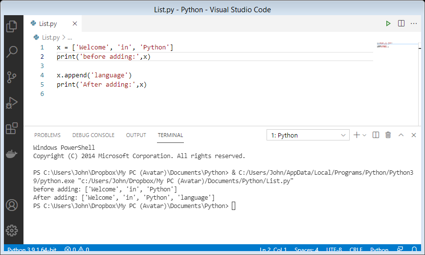 python-list