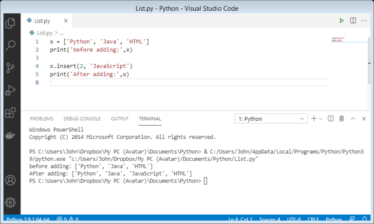 Introduction to Python List with Practical Example - codingstreets