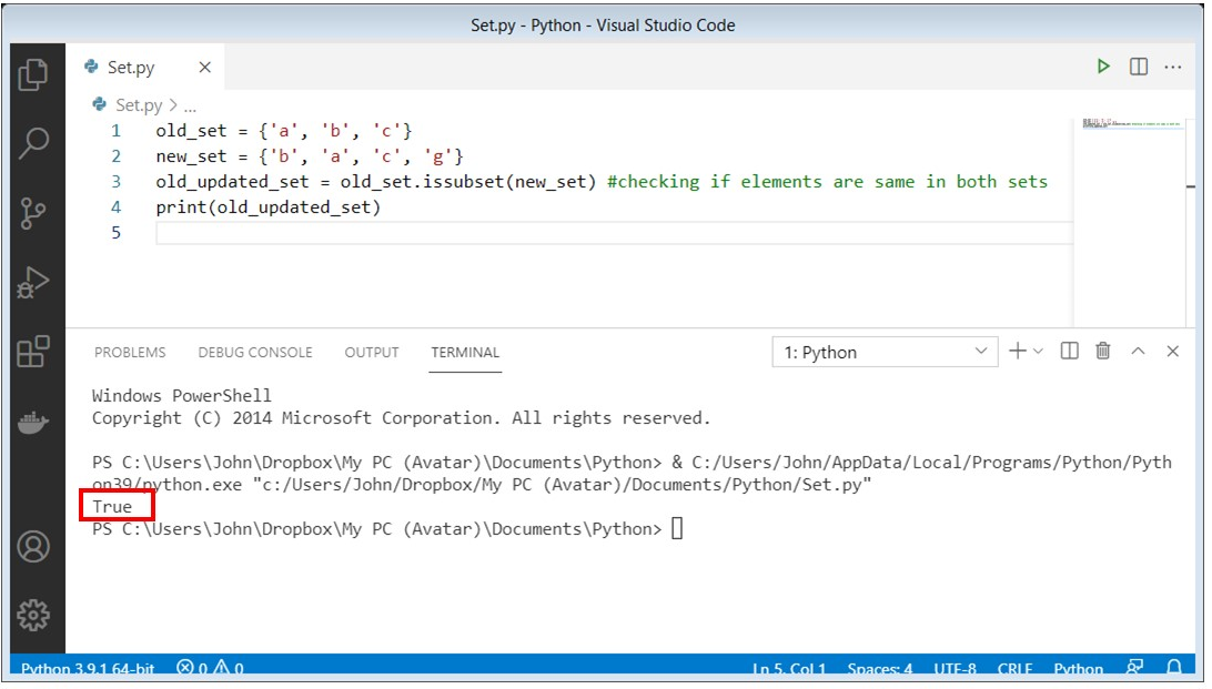 Introduction to Python Set Methods with Practical Examples - codingstreets