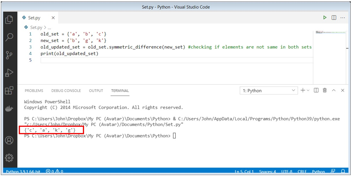 Introduction to Python Set Methods with Practical Examples - codingstreets