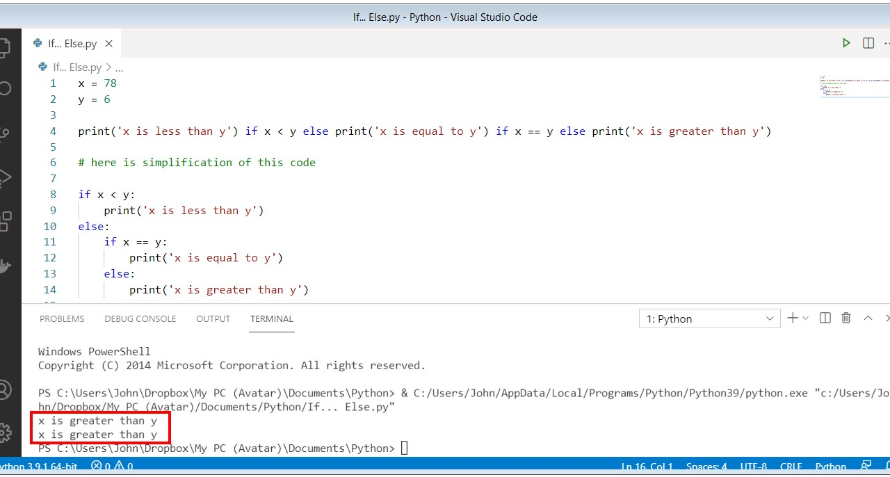 Introduction to Python If Else Statement with Practical Examples ...