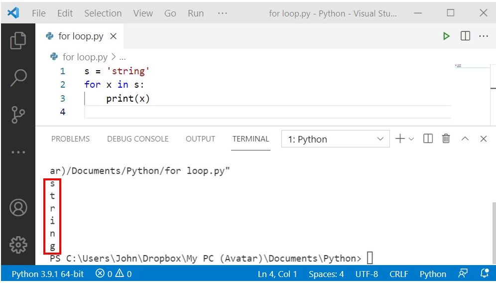 python-for-loop ﻿
