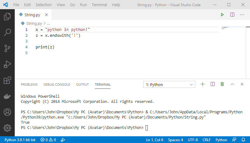python-string-method