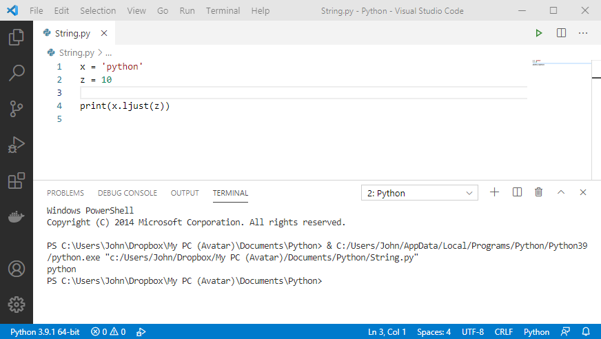 python-string-method
