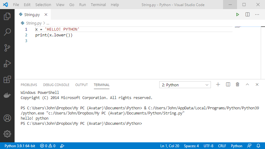 python-string-method