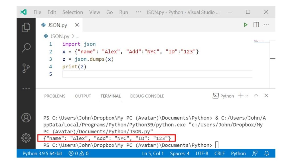 python-json