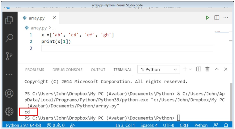 Know all: Introduction to Python Arrays - codingstreets