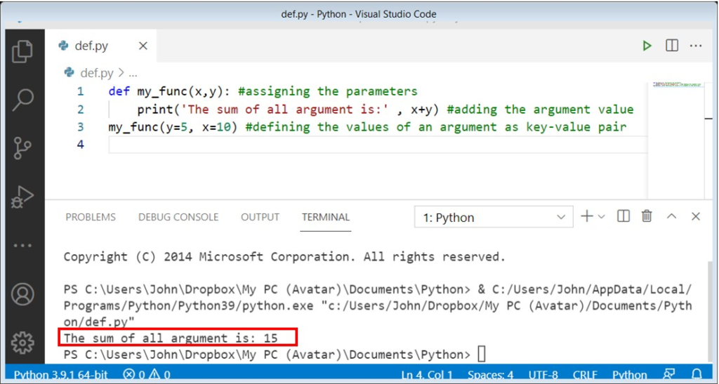 Introduction To Python Def Function with Practical Examples  codingstreets