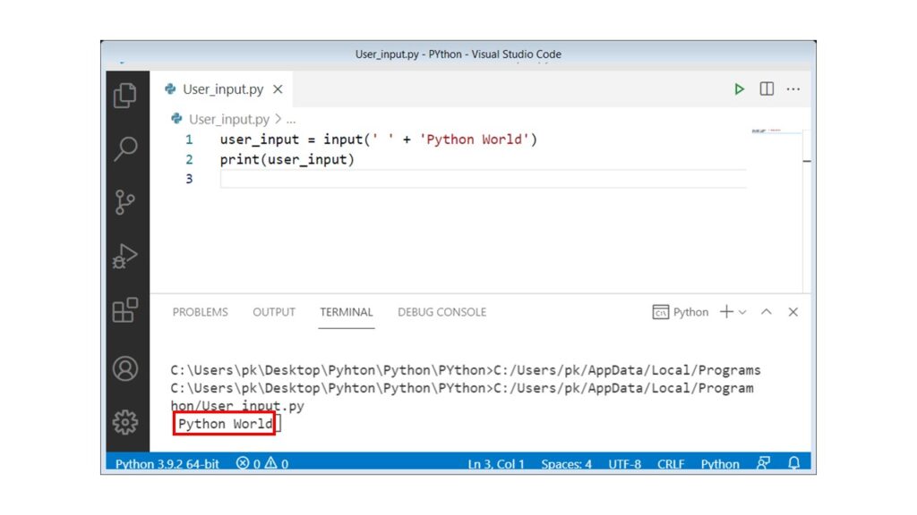 python-user-input-function