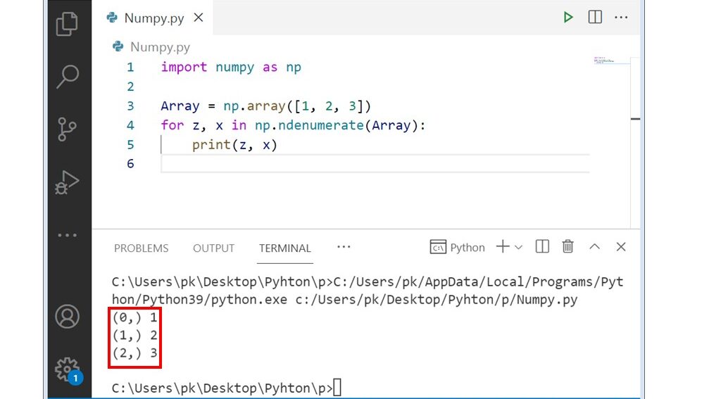 python-numpy-iterating