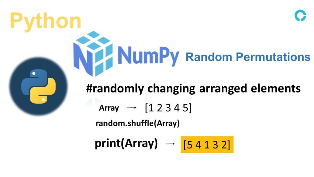 numpy random permutation