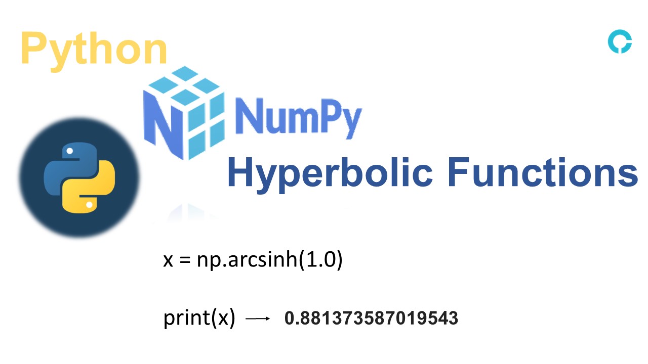 python-numpy-hyperbolic-functions