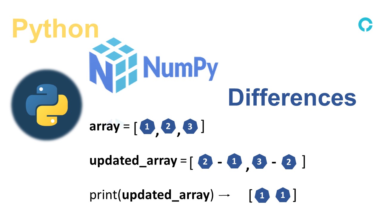 python-numpy-differences