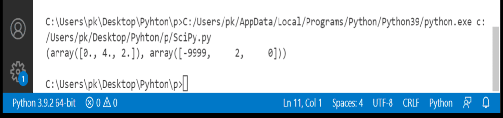 python-scipy-graphs