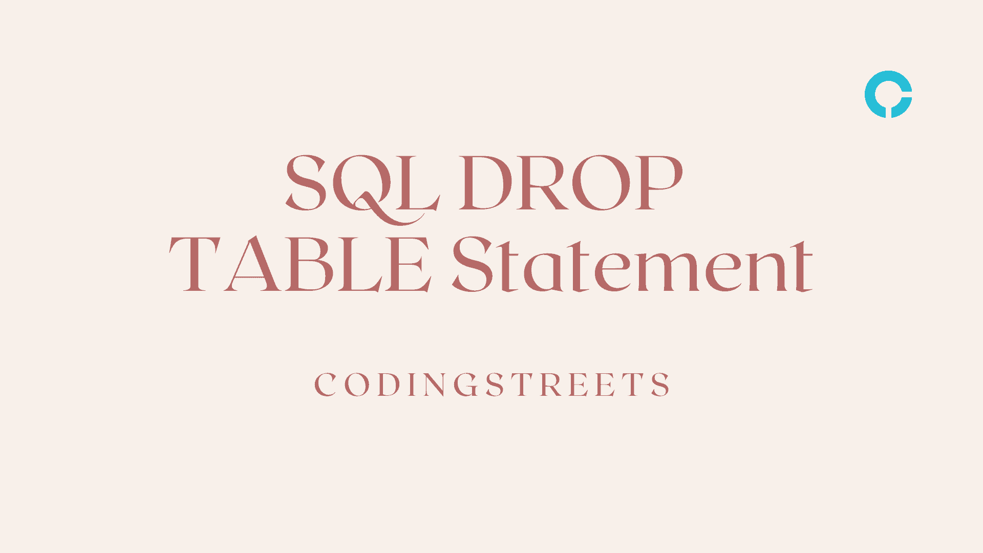 sql-drop-table-statement
