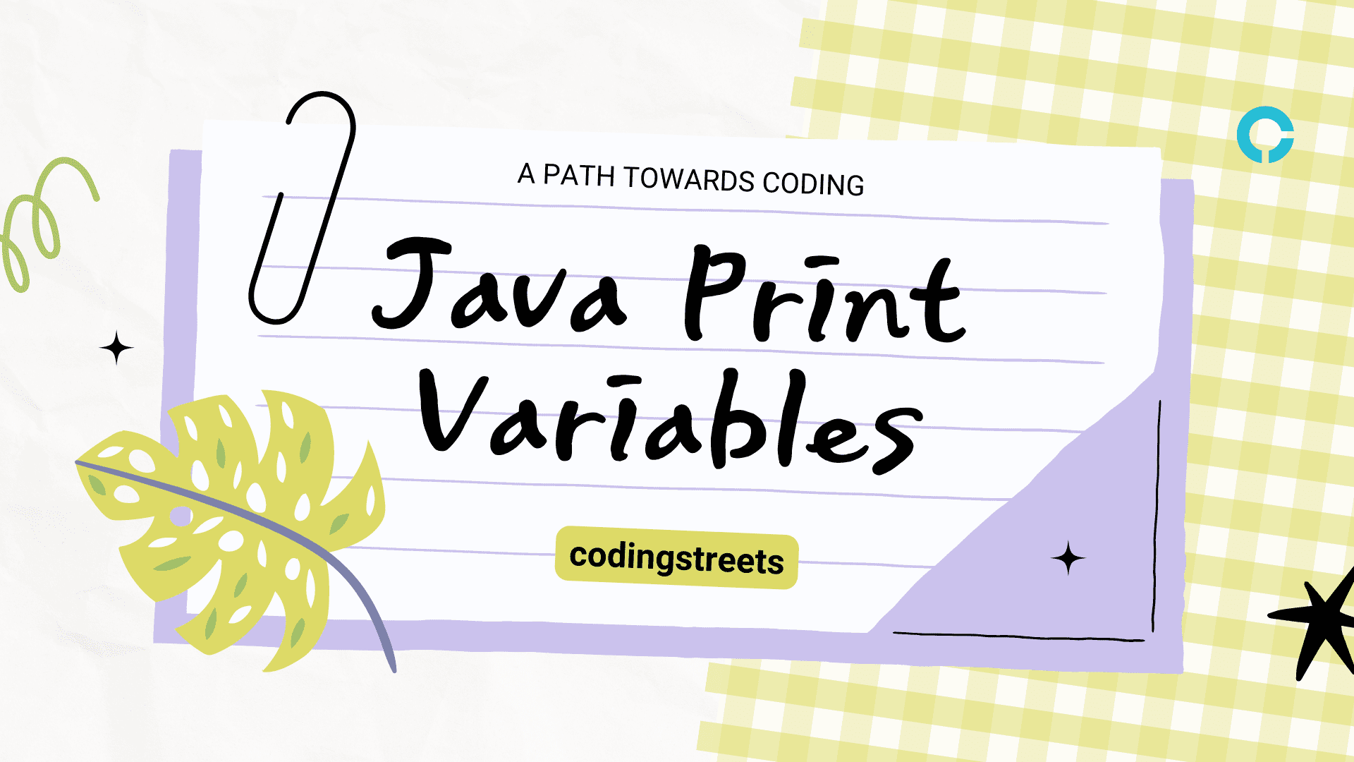 Get Started Java Print Variables